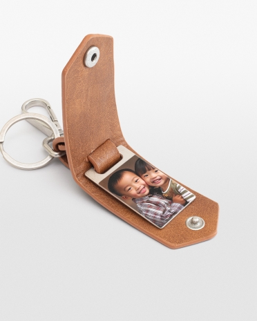 Personlig nøkkelring som printes med favorittfotoet. En fin gave til pappa