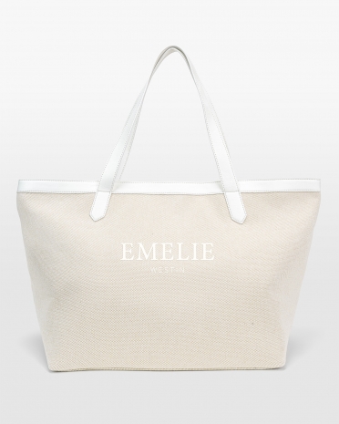 Strandveske med navn