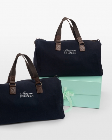 Duffle bag med namn, 2-pack - Lounge