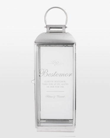 Personlige lykter med valgfri tekst