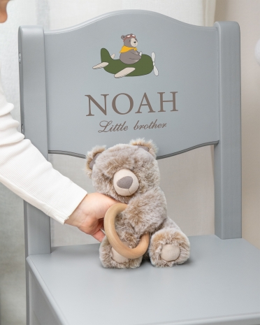 Myk bamse med bitering for baby
