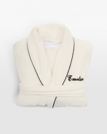 Personlig morgenkåpe med navn