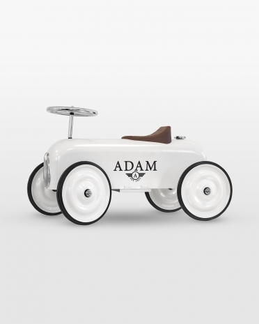 Holdbare sparkebiler med navn til barn.