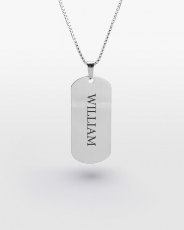 Personlige halskjeder med navn til ham