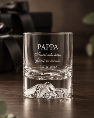 Whiskyglass med gravering – Elsker deg