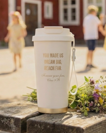 Termokopp med personlig merking til lærer