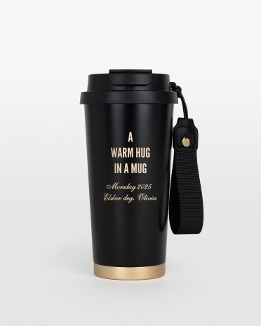 termokopp med morsomme personlige sitater