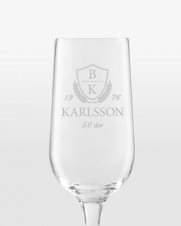Ølglass sett med gravering – Lounge