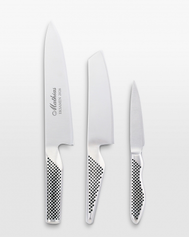 Knivsett fra global med personlig gravering – perfekt konfirmasjonsgave