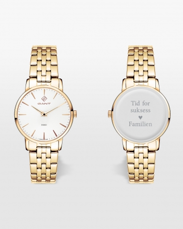 Personlig gravert klokke til konfirmasjon