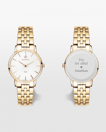 Personlig gravert klokke til henne