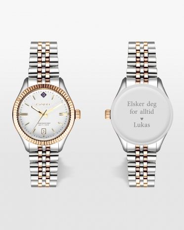 Klokke med personlig gravering