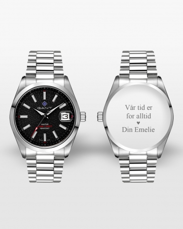 Gant klokke med gravering, Eastham G161002