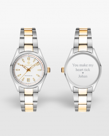 Personlig gravert GANT-klokke med elegant design, perfekt for unik stil og tidløs eleganse.