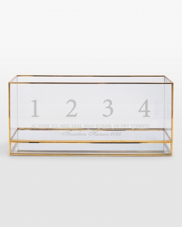 Personlig adventsstake med gravering