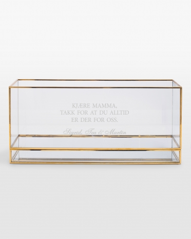 lyslykt med navn - personlig gave til mamma