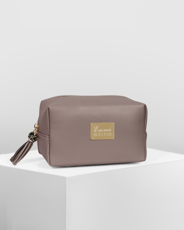 Makeup Bag Pristine Nougat - Script