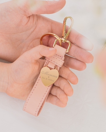 Nøkkelring med navn, dame - Heart