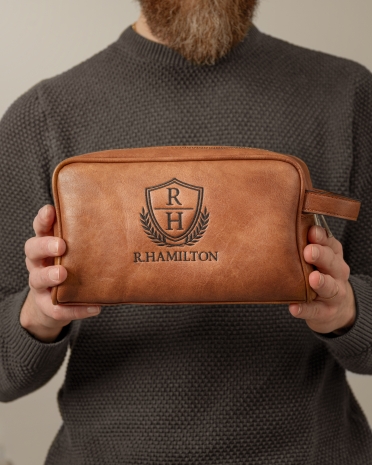 Toiletry Bag Cognac - Lounge