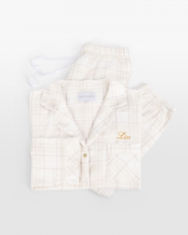 Koselig flanellpyjamas for barn