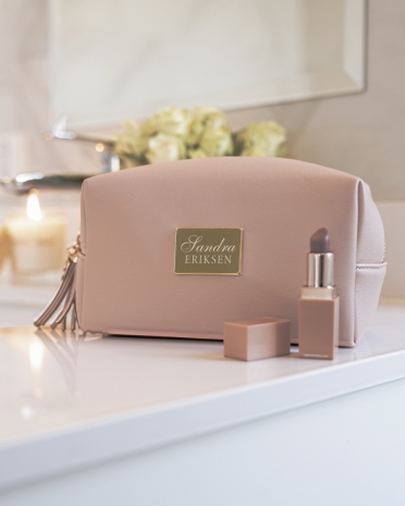 Makeup Bag Pristine Pink - Script