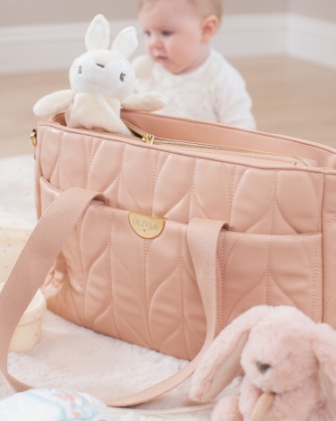 Rosa stelleveske med navn