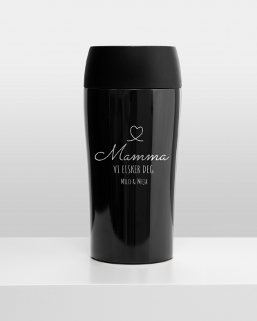 Travel Mug Shiny black - Infinite Love