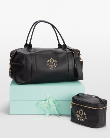 Sett med beautybag og weekendbag