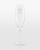 Champagneglass med frekke graveringer