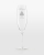 Champagneglass med personlig gravering til bruden