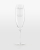 Champagneglass med personlig gravering til brudepike