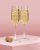 2-pack champagneglas med namn - Marry me