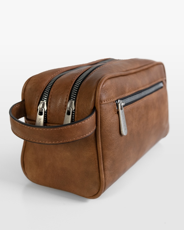 Herretoalettmappe med navn