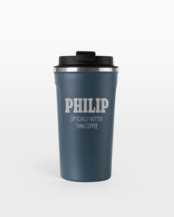 Personlig graverte termokopper med navn