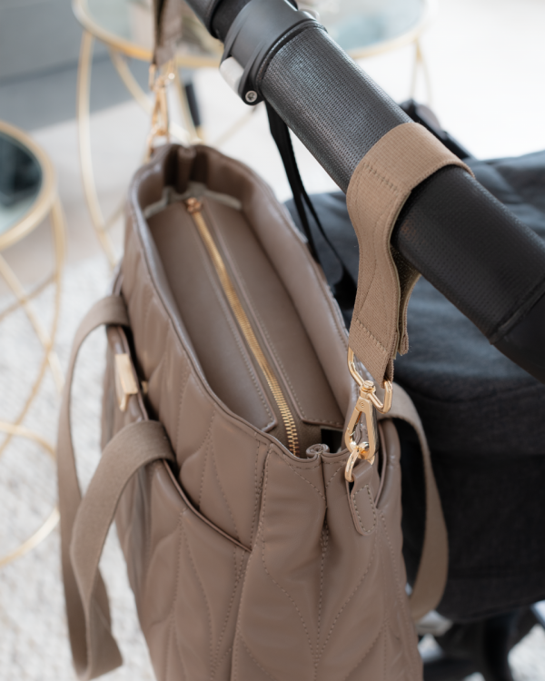 Barnevognskroker i brun