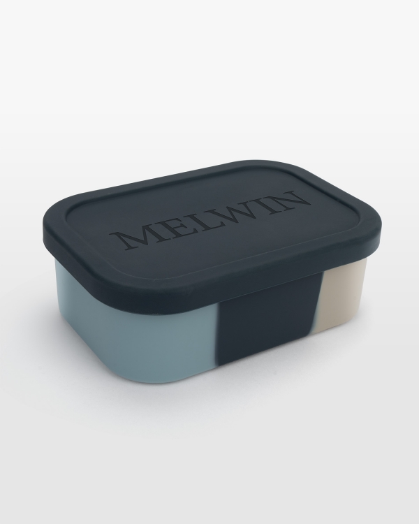 Matboks i silikon for barn, marineblå - Sky