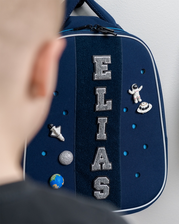 Barneryggsekk, marinblå - Space