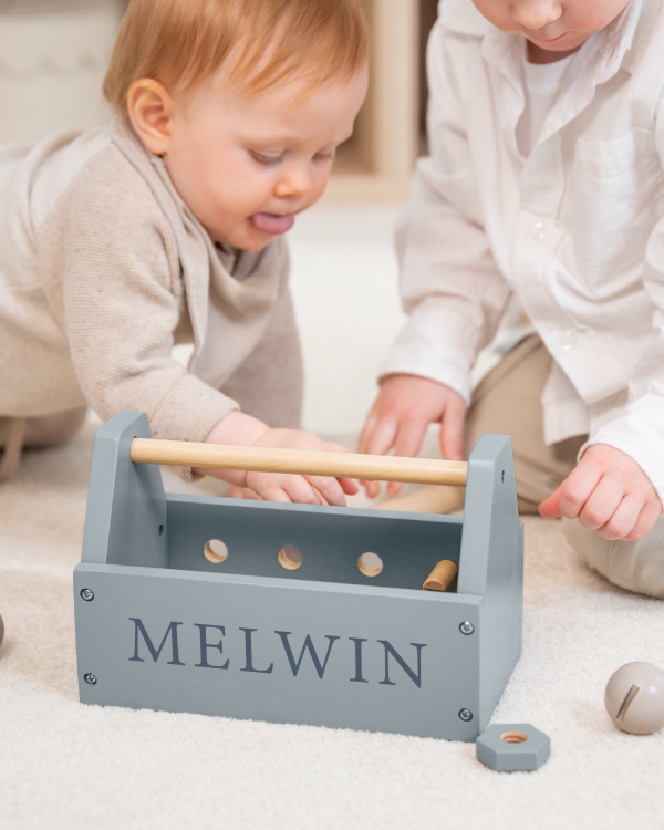 Verktøykasse med navn