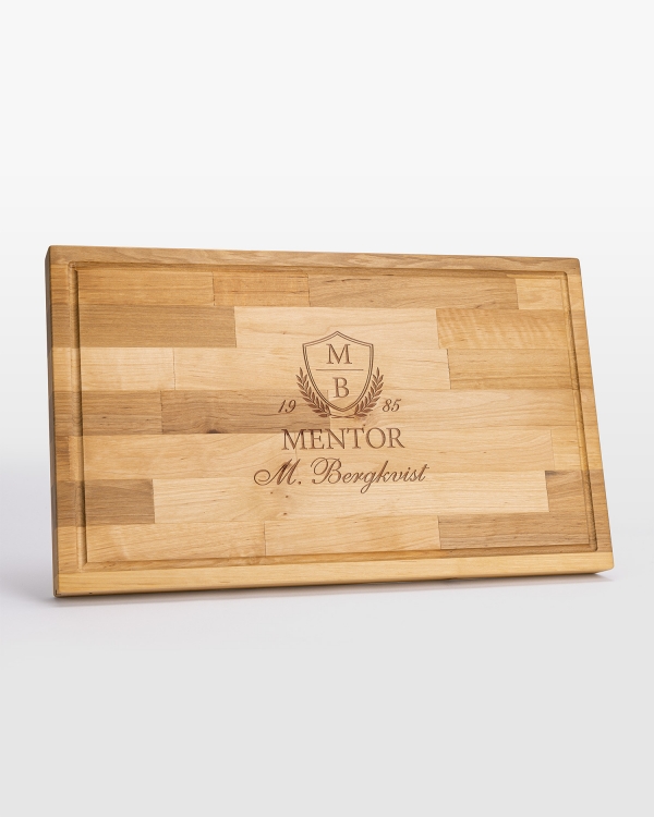 Skjærefjøl med personlig tekst til lærer