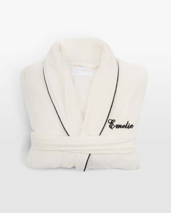 Personlig morgenkåpe med navn