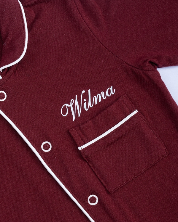 Pyjamas for barn med navn