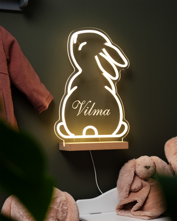 Neonlampe med flere innstillinger