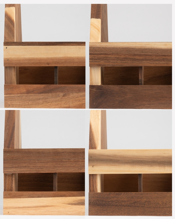 Fargeskift i en treølkurv med navn