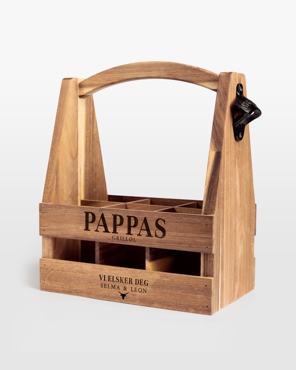 Trekurv med ølåpner