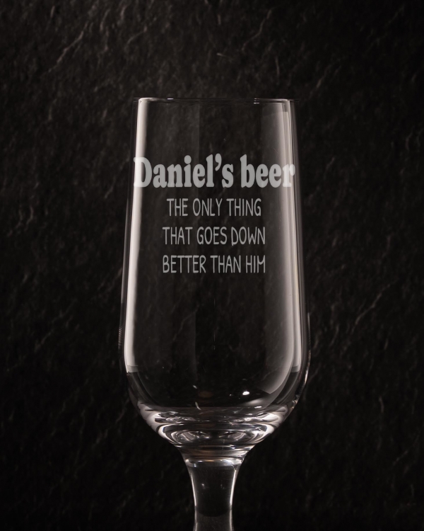 Personlig graverte glass