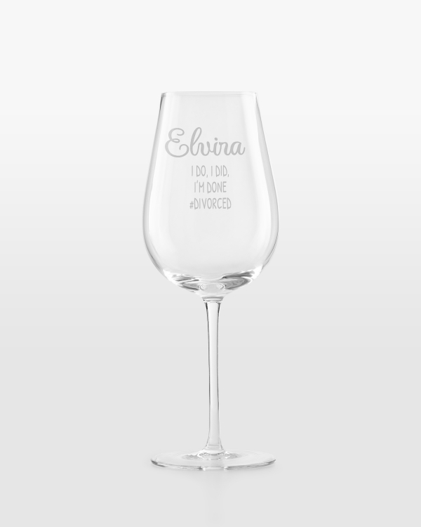 Personlige vinglass med gravering