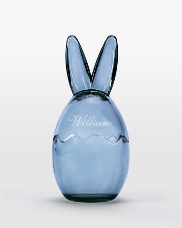 Påskeegg i glass med navn