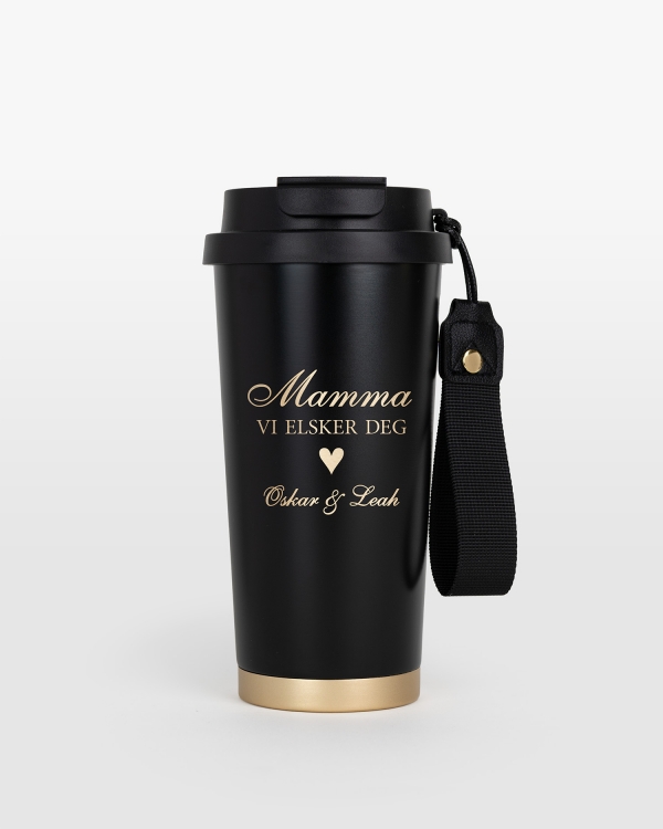 Termokopp med navn, en personlig morsdagsgave