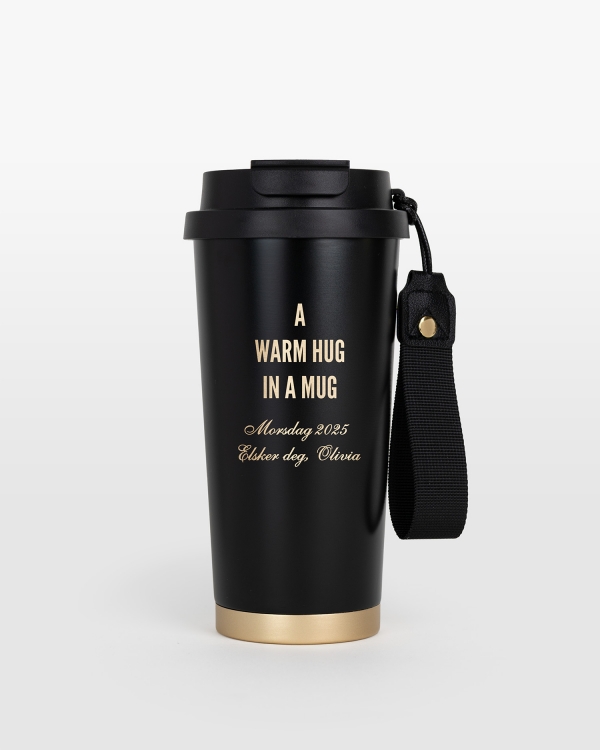 termokopp med morsomme personlige sitater