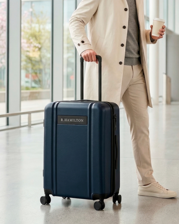 Stilig koffert med personlig gravering